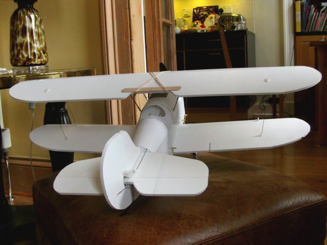1919 AVRO 539b biplane - unpainted, but ready to fly